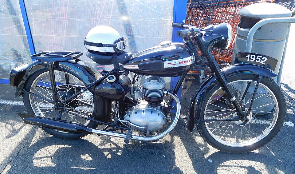 フランス製1952年テロ・125EPクラシックバイク – Motomochi France輸入・レストア